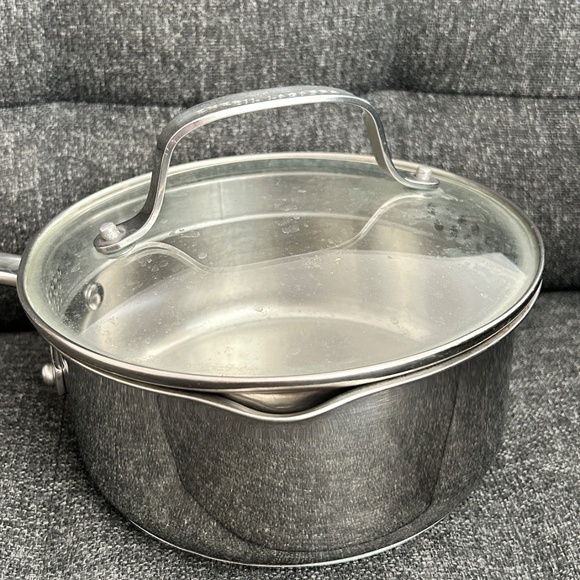 Emeril Stainless Steel 2 Qt Saucepan with Lid - Picture 8 of 8